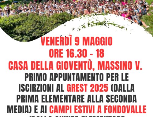 MASSINO VISCONTI (Ca Giò) – Primo Appuntamento per le Iscrizioni al GREST 2025 (venerdì 9 maggio dalle 16.30 alle 18.00)