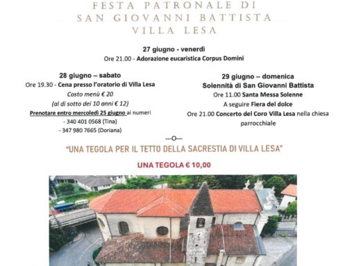 VILLA LESA – Festa Patronale di S. Giovanni Battista (27-28-29 giugno)