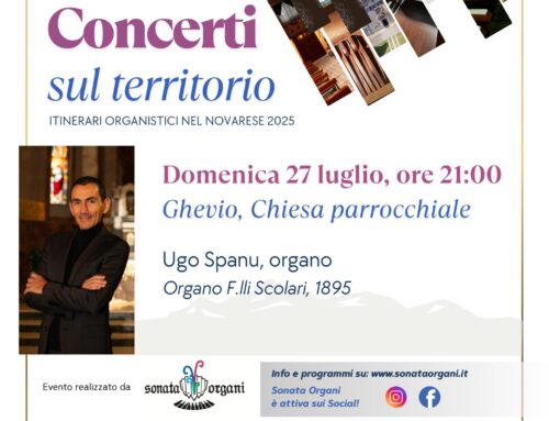 CONCERTO PER ORGANO (Ghevio, Chiesa Parrocchiale / domenica 27 luglio, ore 21.00)