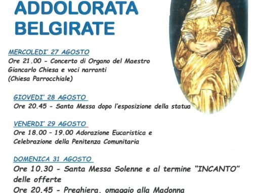 FESTA DELLA MADONNA ADDOLORATA (Belgirate 27-28-29-31 agosto / 1 settembre)