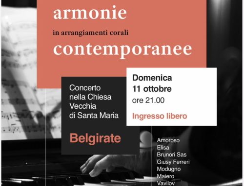 CLASSICHE ARMONIE CONTEMPORANEE – Voci e Strumenti in Arrangiamenti Corali – CONCERTO del Coro di Villa Lesa – Ingresso Libero (Belgirate, Chiesa Vecchia di Santa Maria / domenica 11 ottobre – ore 21.00)